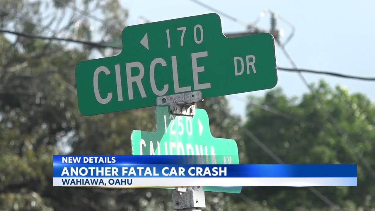Man, 70, dies after crashing into telephone pole in Wahiawa - YouTube