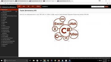 Interactive Brokers Webinar on How to Link Trader Workstation to Microsoft Excel