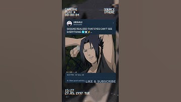 SASUKE SHOCKED 😮 ITACHI ROCKED ☠️...