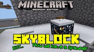 Skyblock but    we have a spawner to build, Ep 7