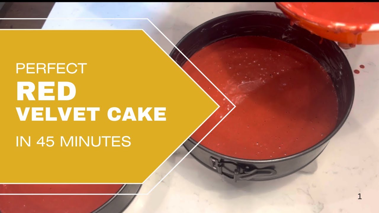 How to make Red Velvet cake - YouTube