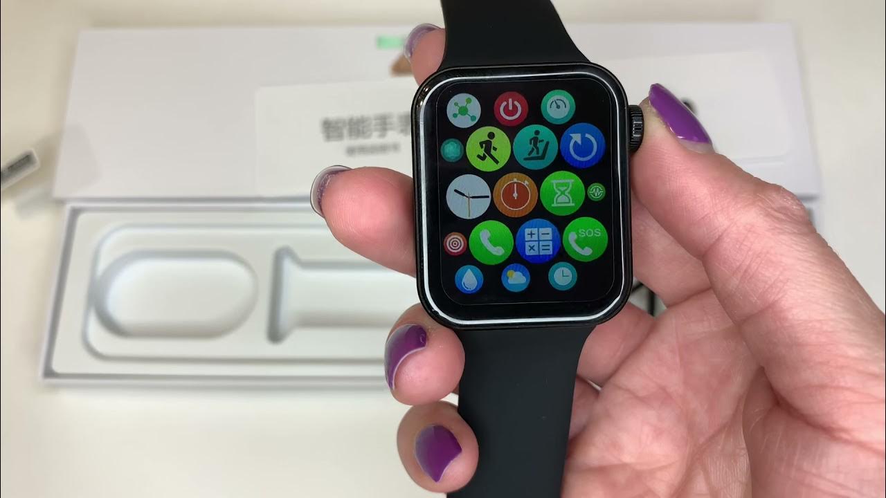 Обзор смарт часов apple watch. Apple watch 7 копия.