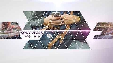 Best Intro Templates Sony Vegas Pro : Triangles Motion Template