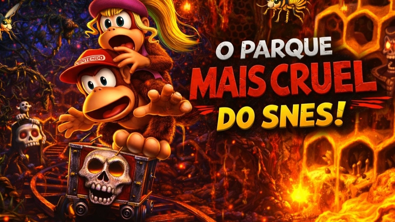 Esse Parque Do Snes Humilhou Uma Geração | Donkey Kong Country 2.