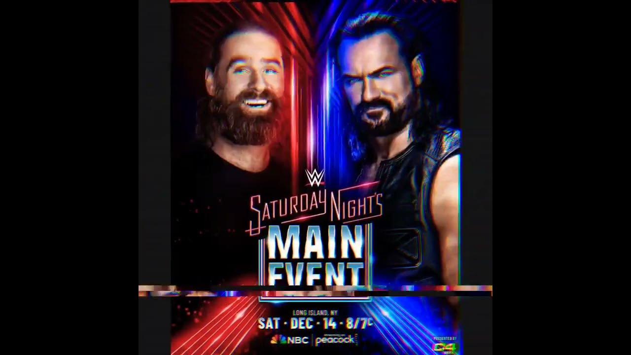 WWE Saturday Night Main Event Match Card 2024 YouTube