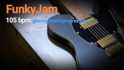 Smooth Funky Backing Track for Guitar 105 bpm