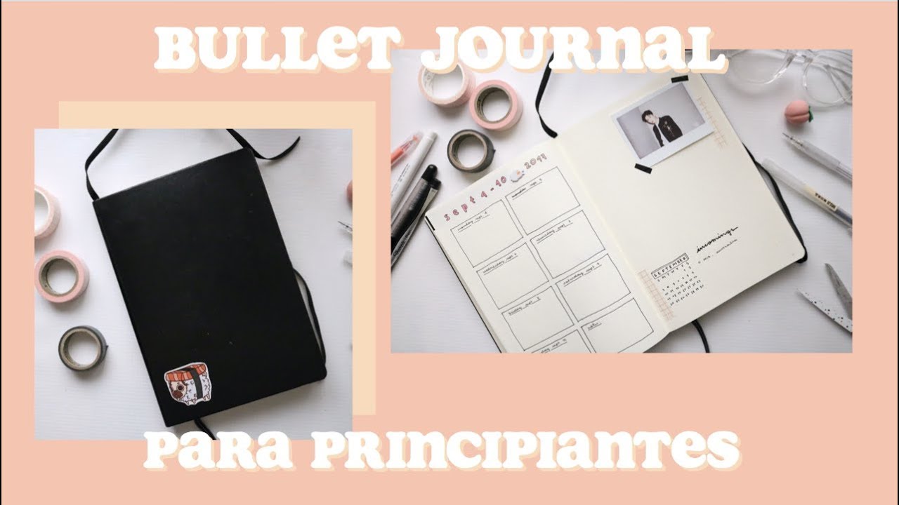 Crea tu propio Bullet Journal minimalista // Planea septiembre conmigo