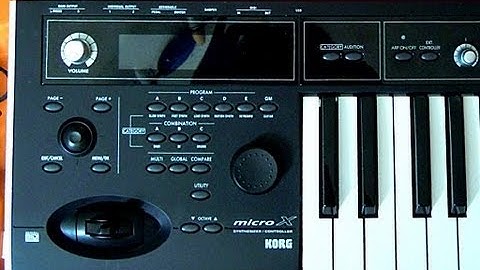 KORG microX Synthesizer  "Arps & Beats"