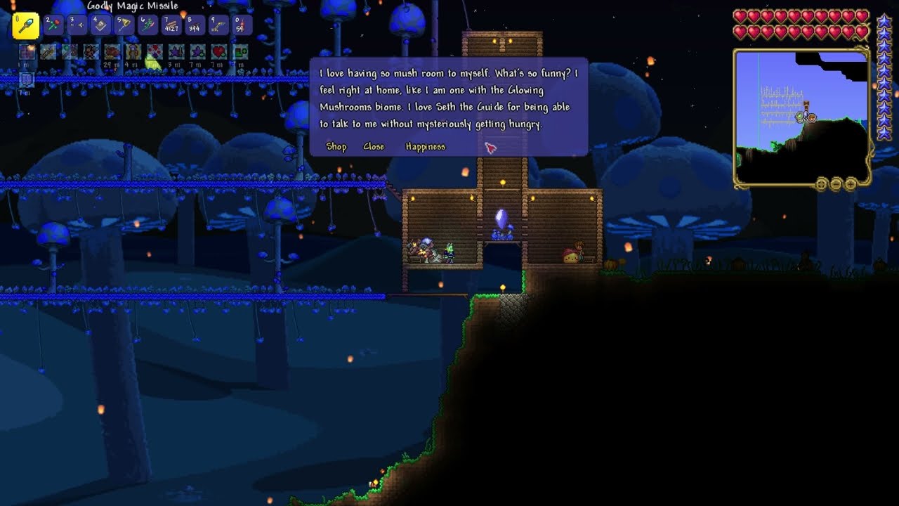 Как сделать трюфеля счастливым, обеспечив ему подходящие условия содержания в Terraria 1.4.4