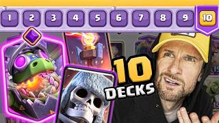 I played 10 UNIQUE decks and ONLY LOST ONCE!