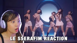 EX-DANCER REACTS TO- LE SSERAFIM "Perfect Night" M/V & Performance Video