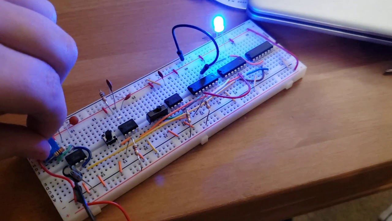 Built a clock module for debugging - YouTube