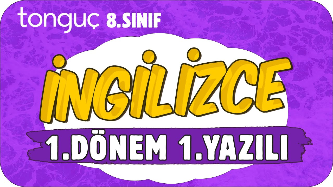 8.Sınıf İngilizce 1.Dönem 1.Yazılıya Hazırlık 📑 #8ING1D1Y #2026