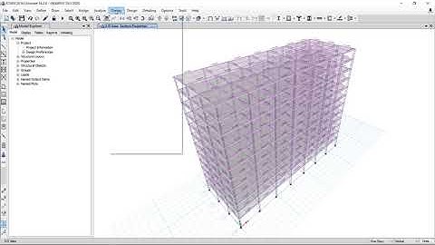 INPUT DATA PREPARATION OF A 12 STORY BUILDING IN ETABS