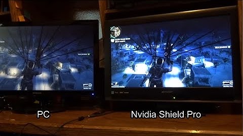 NVIDIA SHIELD Pro - PC Streaming - Side by Side View