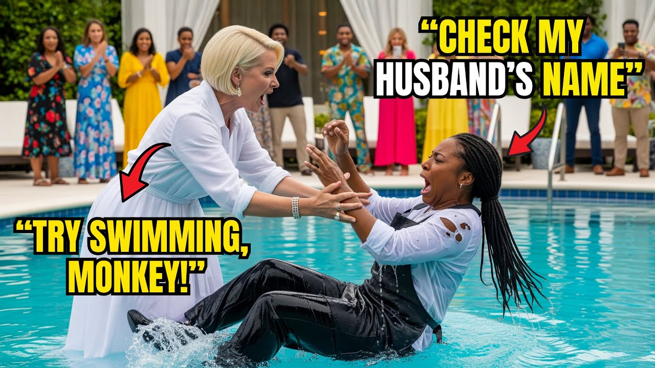 Black Waitress Shoved Into Pool by White Guests —Moments Later, Her Husband Bought the Entire Hotel