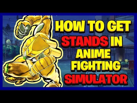 How To Get Or Find Stands In Anime Fighting Simulator Easy Roblox Anime Fighting Simulator Youtube - anime fighting sim roblox stands