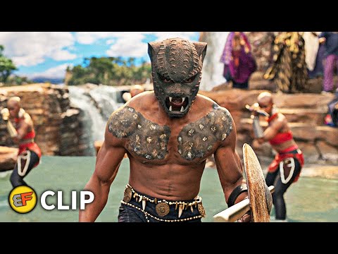 T'Challa vs M'Baku - Ritual Combat Scene | Black Panther (2018) IMAX Movie Clip HD 4K