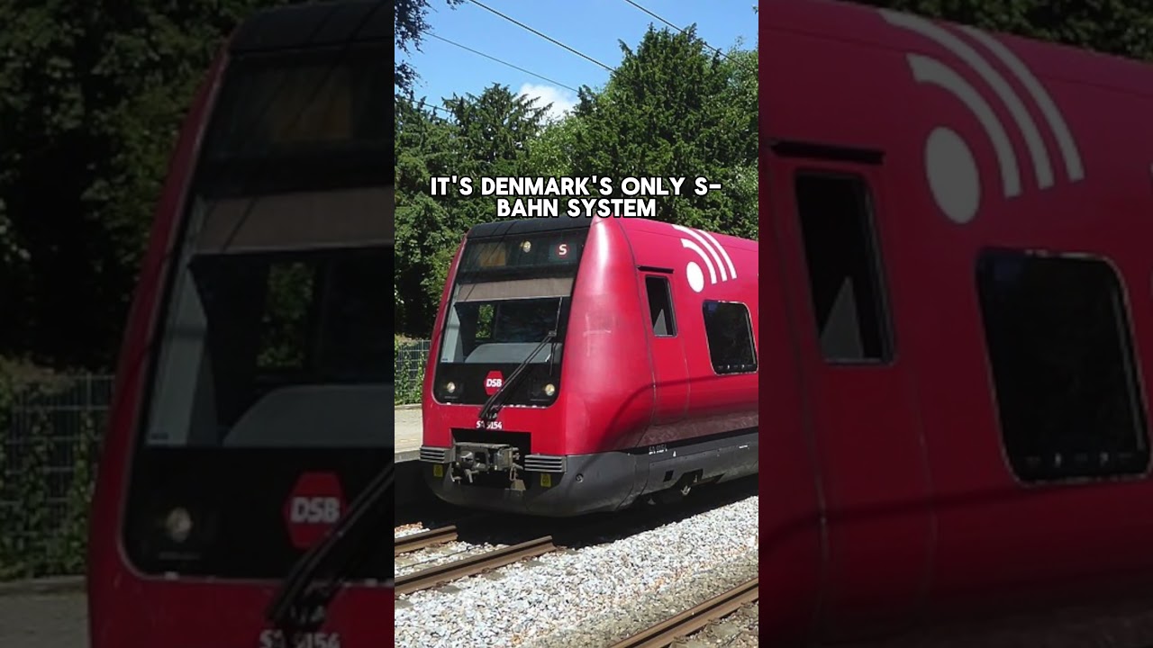 This is Denmark's only S-Bahn network: the Copenhagen S-Tog! 