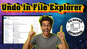 Hoe maak ik ongedaan in de Verkenner? | Fouten snel herstellen (2026)