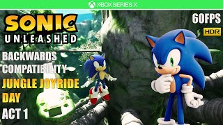 Sonic Unleashed - Jungle Joyride Day Act 1 [60FPS HDR] [XBOX SERIES X] screenshot 4