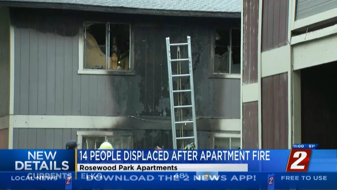 14 People Displaced After Apartment Fire - YouTube