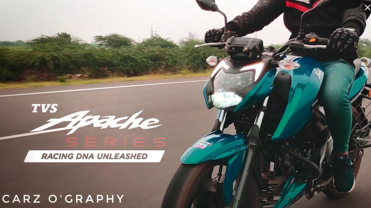 Tvs Apache Rtr 160 4v Bs6 Metallic Blue Cinematic Video Carz O Graphy India Youtube