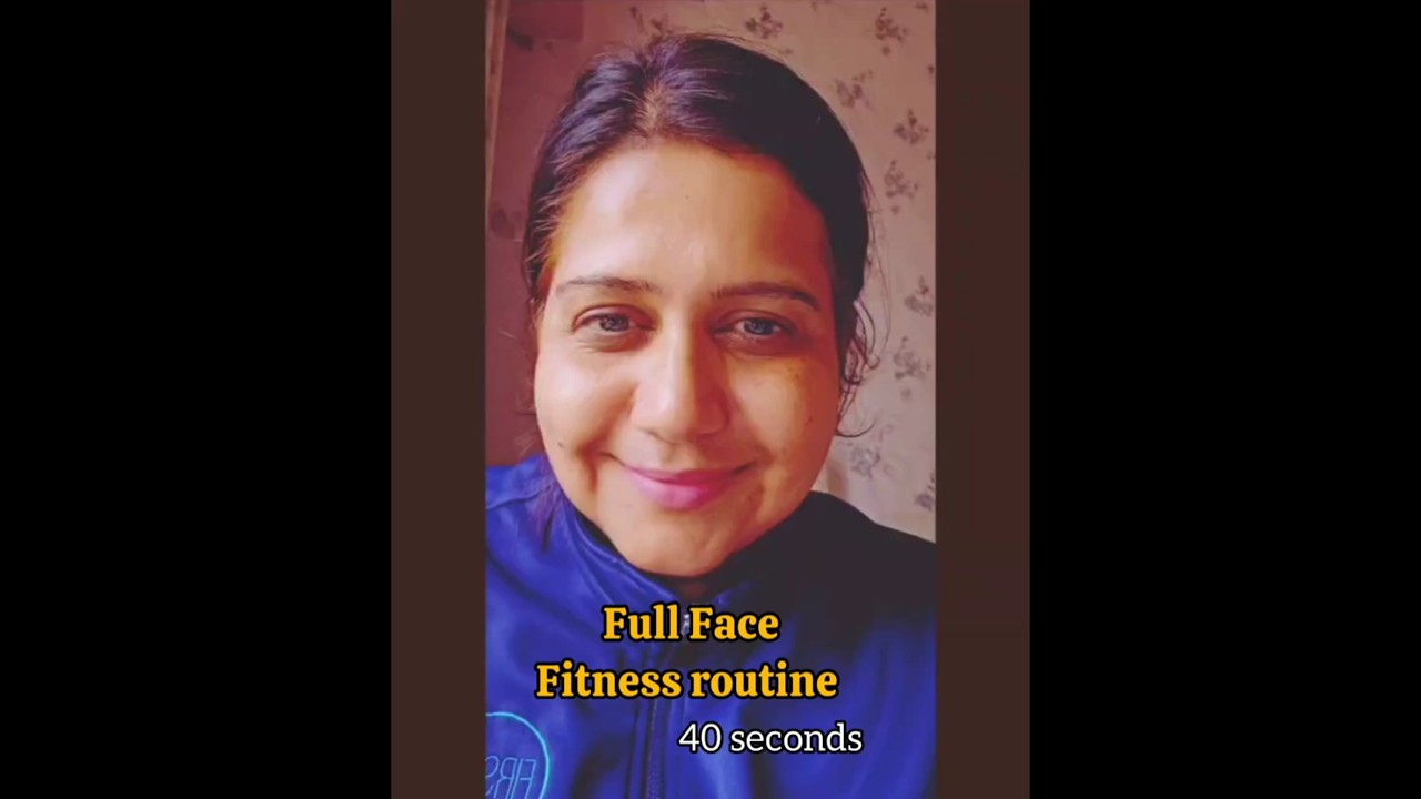 FULL FACE FITNESS ROUTINE 40 seconds WITH OLAY LUMINOUS SERUM. Do 3 sets daily 