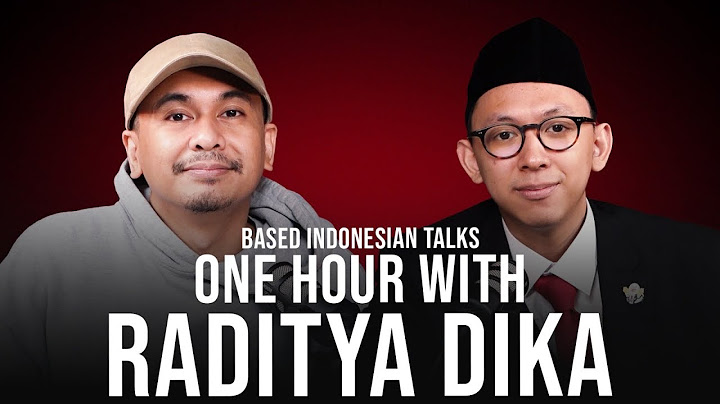 One Hour With Raditya Dika | Based Indonesian Talks Special Episode