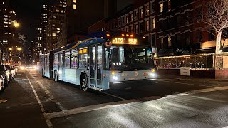 MTA: On Board 2018 Novabus LFS Articulated #5516 On The M102 Local Bus NB Via 3 Avenue: (11/21/2022)