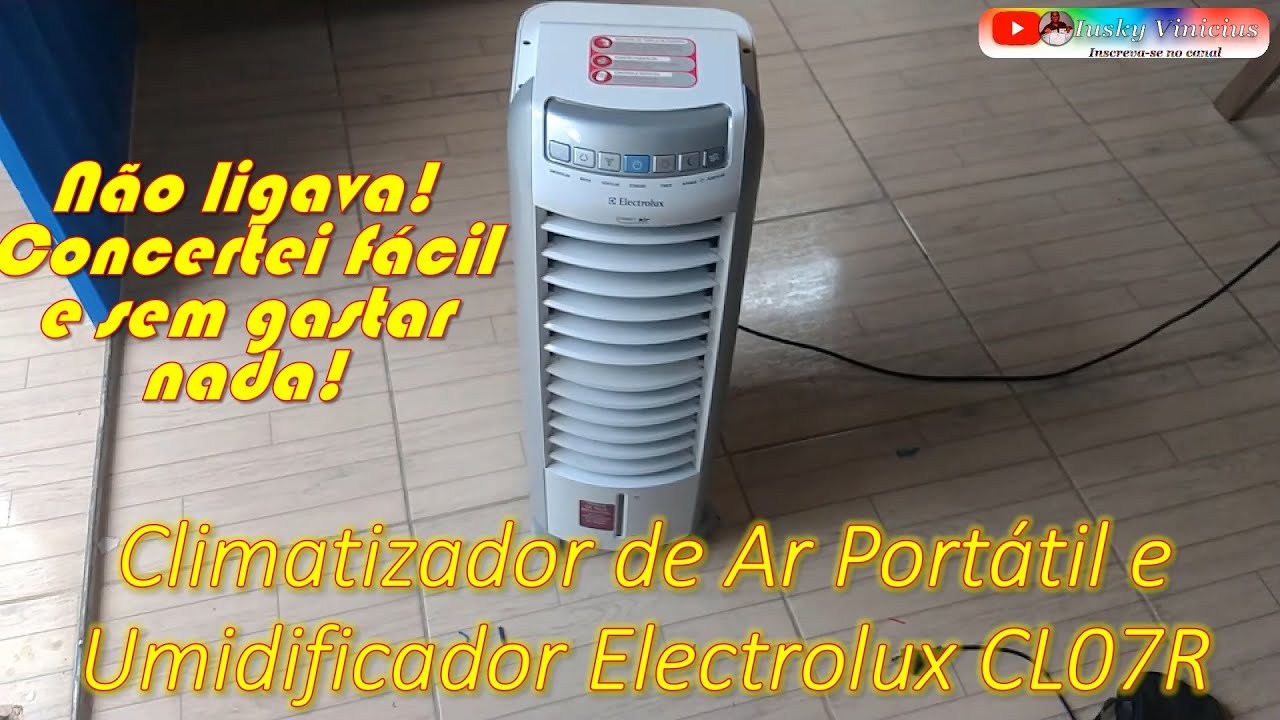 Climatizador de Ar Portátil e Umidificador Electrolux CL07R Não liga
