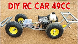 How to make a RC CAR with 49cc 2-Stroke Engine