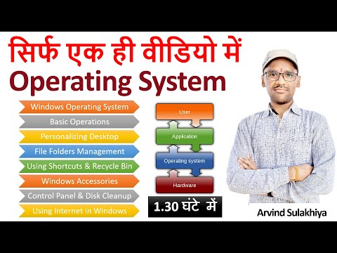 Windows Operating System Basics | Windows Accessories | Using Internet in Windows in Hindi By Arvind