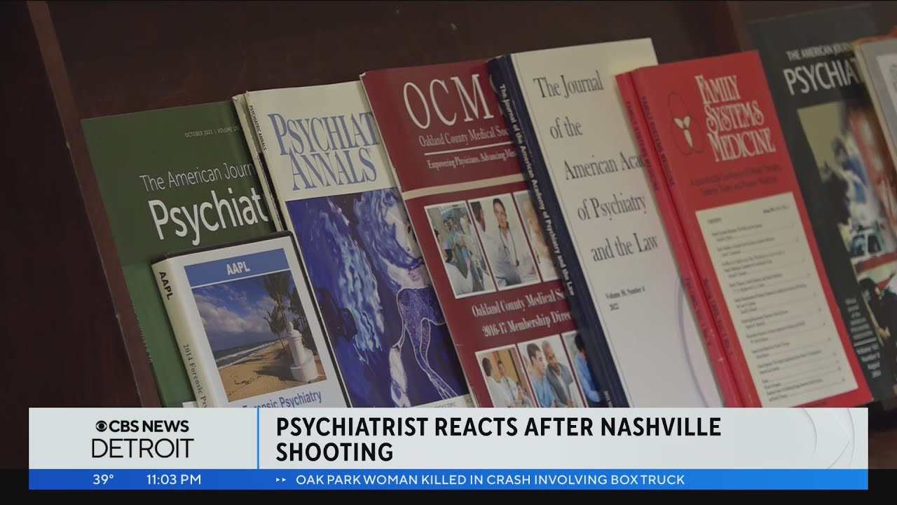 Metro Detroit psychiatrist speaks out after Nashville school shooting