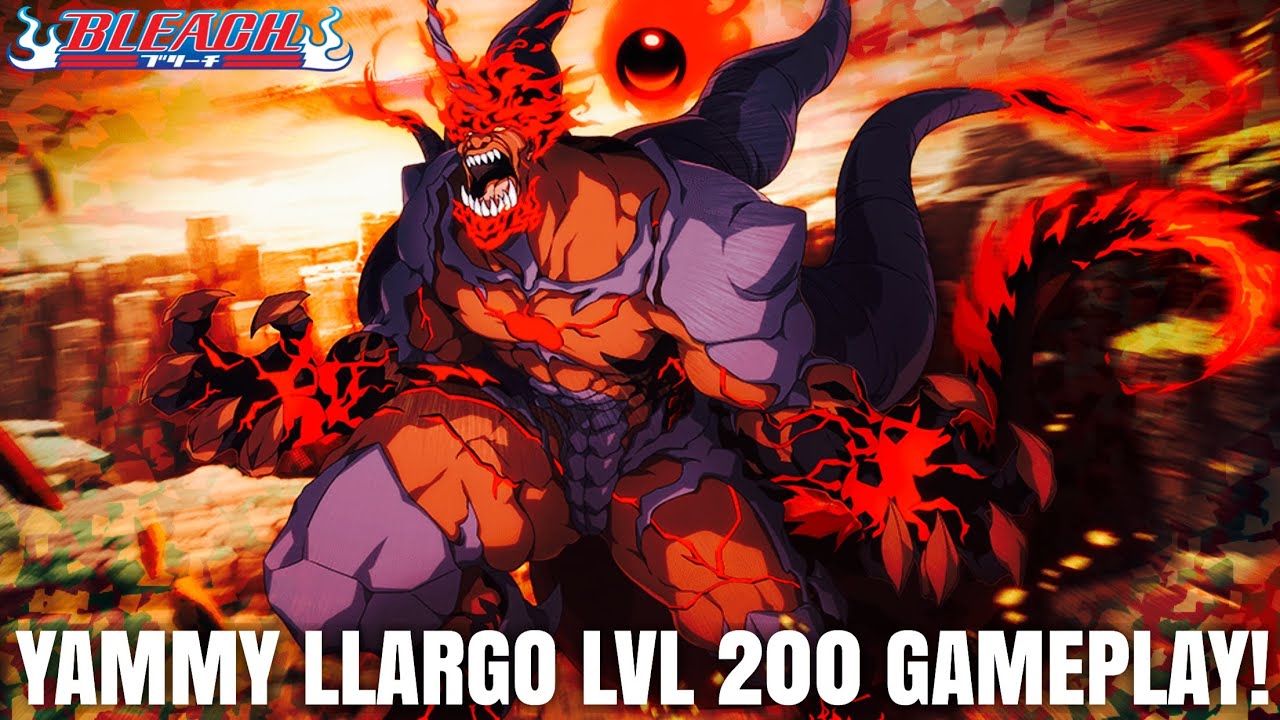 Bleach Brave Souls: CFYOW LVL 200 YAMMY LLARGO GAMEPLAY! WHAT A BEAST!