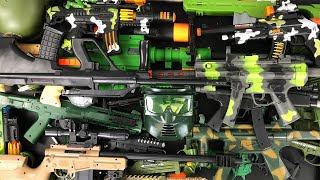 Green Army All Toy Guns - Big Rifles - Dangerous Grenade