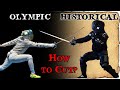 Escrime au sabre olympique vs hema  diffrentes faons de couper