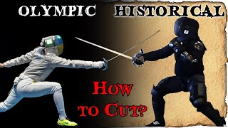 Olympic Saber Fencing vs. HEMA - Different Ways to Cut