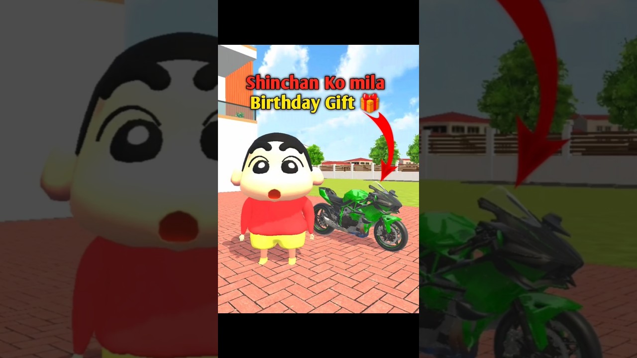 Shinchan Ko mila  Birthday Gift || Indian theft auto simulator 