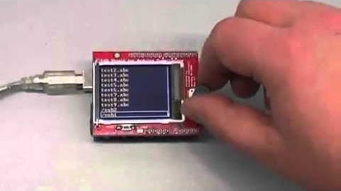 Arduino S65-Shield- Menu Demo