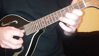 Video thumbnail of "Santa Lucia - mandolin cover with tab & backing track"