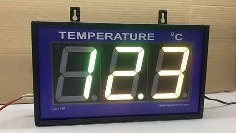 Jumbo Display Temperature Indicator#deepelectronic#newproduct