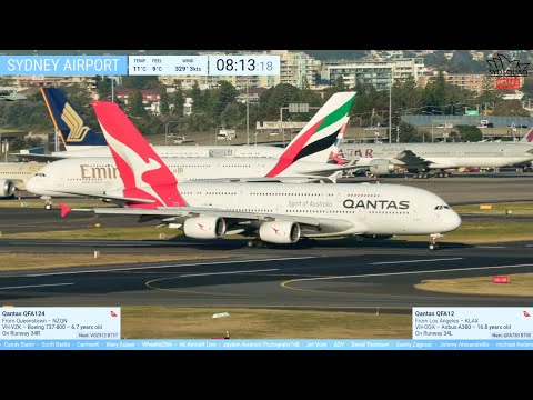 馃敶 LIVE - Morning Rush Plane Spotting @ Sydney Airport with Tim 馃敶