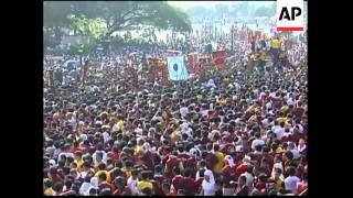 Thousands take part in ceremony for festival of Black Nazarene