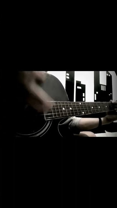 Syahiba Saufa feat James AP_Tepung Kanji_Cover Gitar(cover short) #shorts