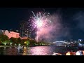 [4K] 船上から見た天神祭奉納花火 2025 大阪 Tenjin Matsuri Festival Fireworks viewed from a Ship Osaka Japan