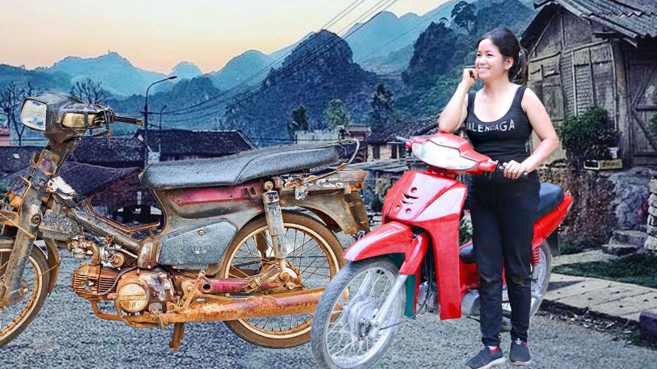 FULL VIDEO Mechanic Girl Rebuild All Motorcycle FULL PROCESS, Repair ...