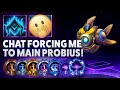 Probius Pylon Overcharge - CHAT FORCING ME TO MAIN PROBIUS - Bronze to Grandmaster S1 2022