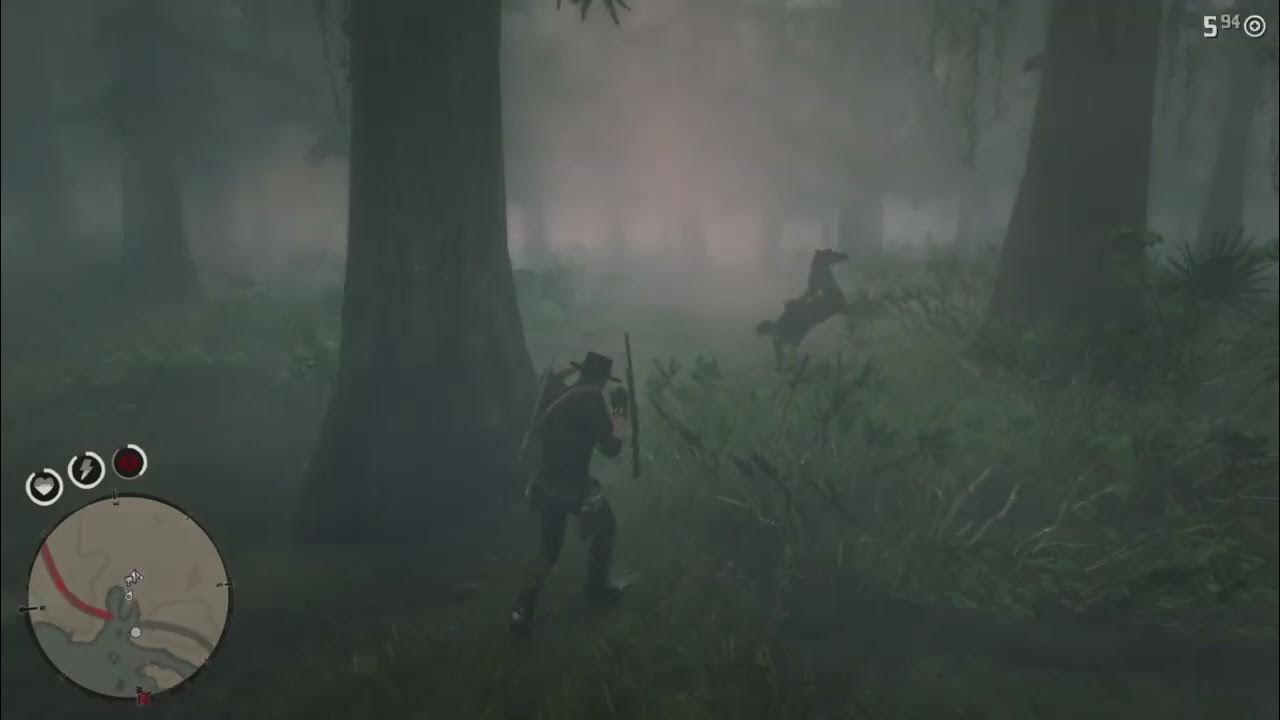 Rdr2 creepy night folk encounter YouTube
