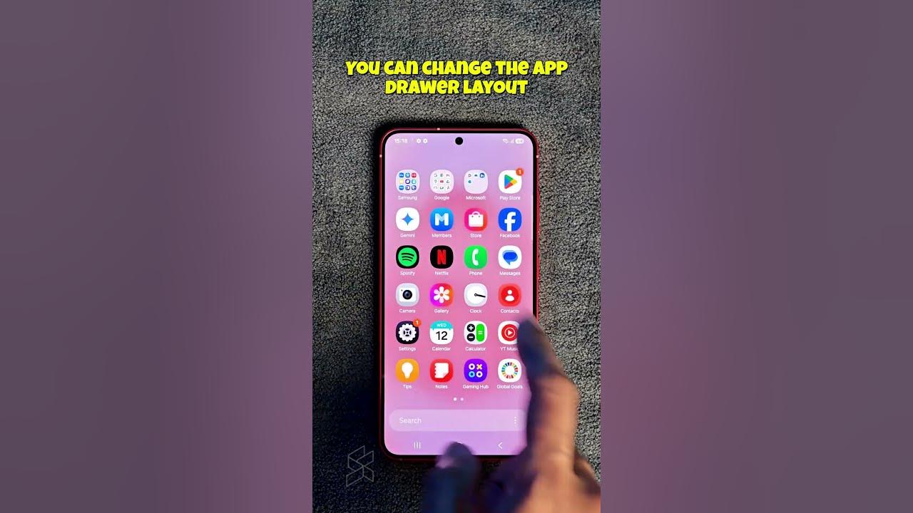 New Notification Panel, Quick Settings, & App Drawer Layout | One UI 7